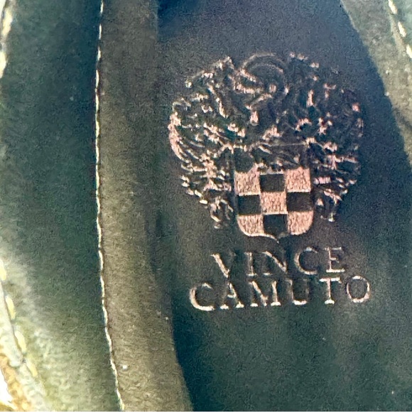 Vince Camuto Sz 8.5 W Hayzee Brown Suede Fringe Tassel Ankle Bootie SKU 786 - Picture 4 of 9